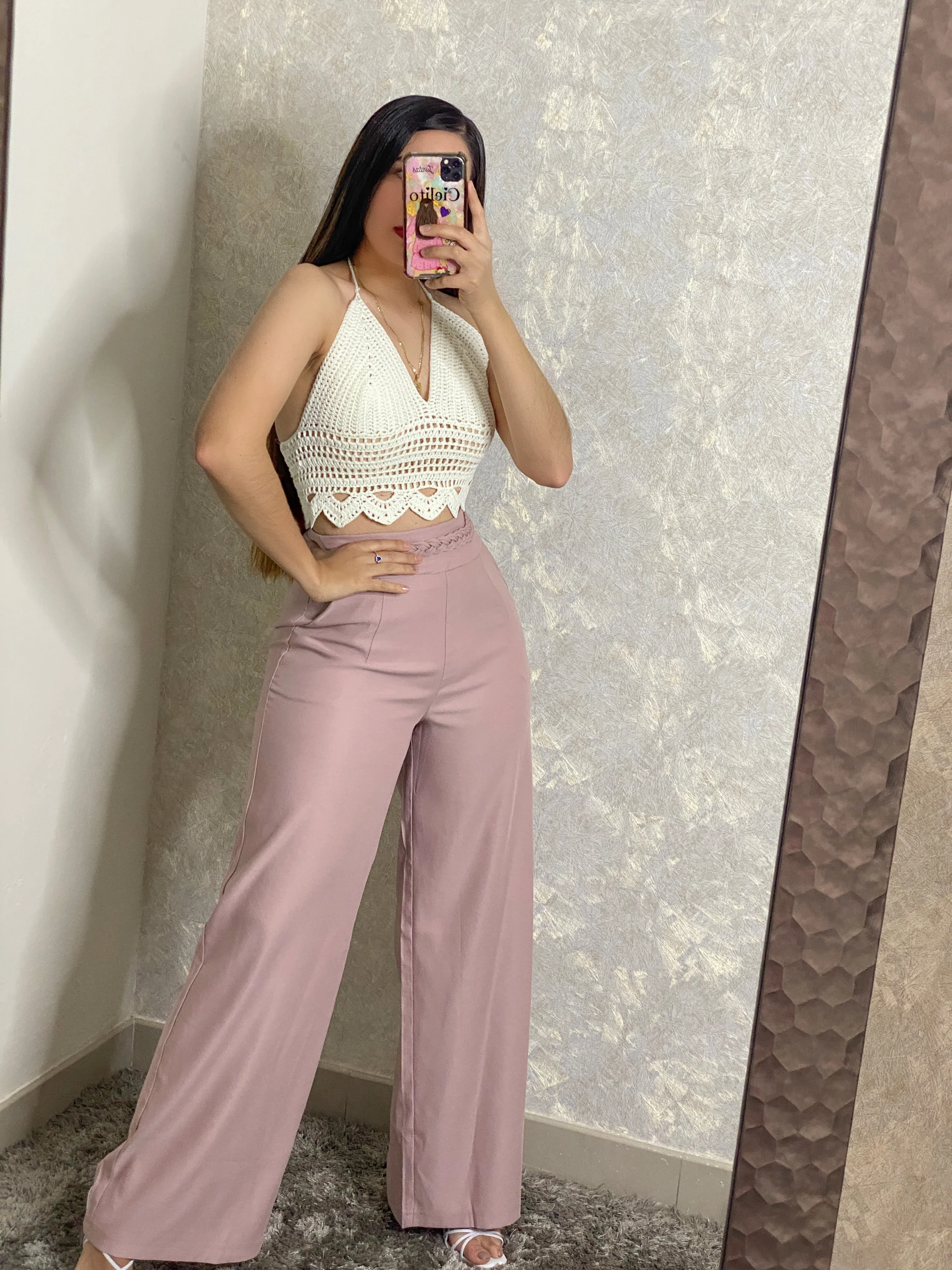 Top de encaje blanco - Image 3