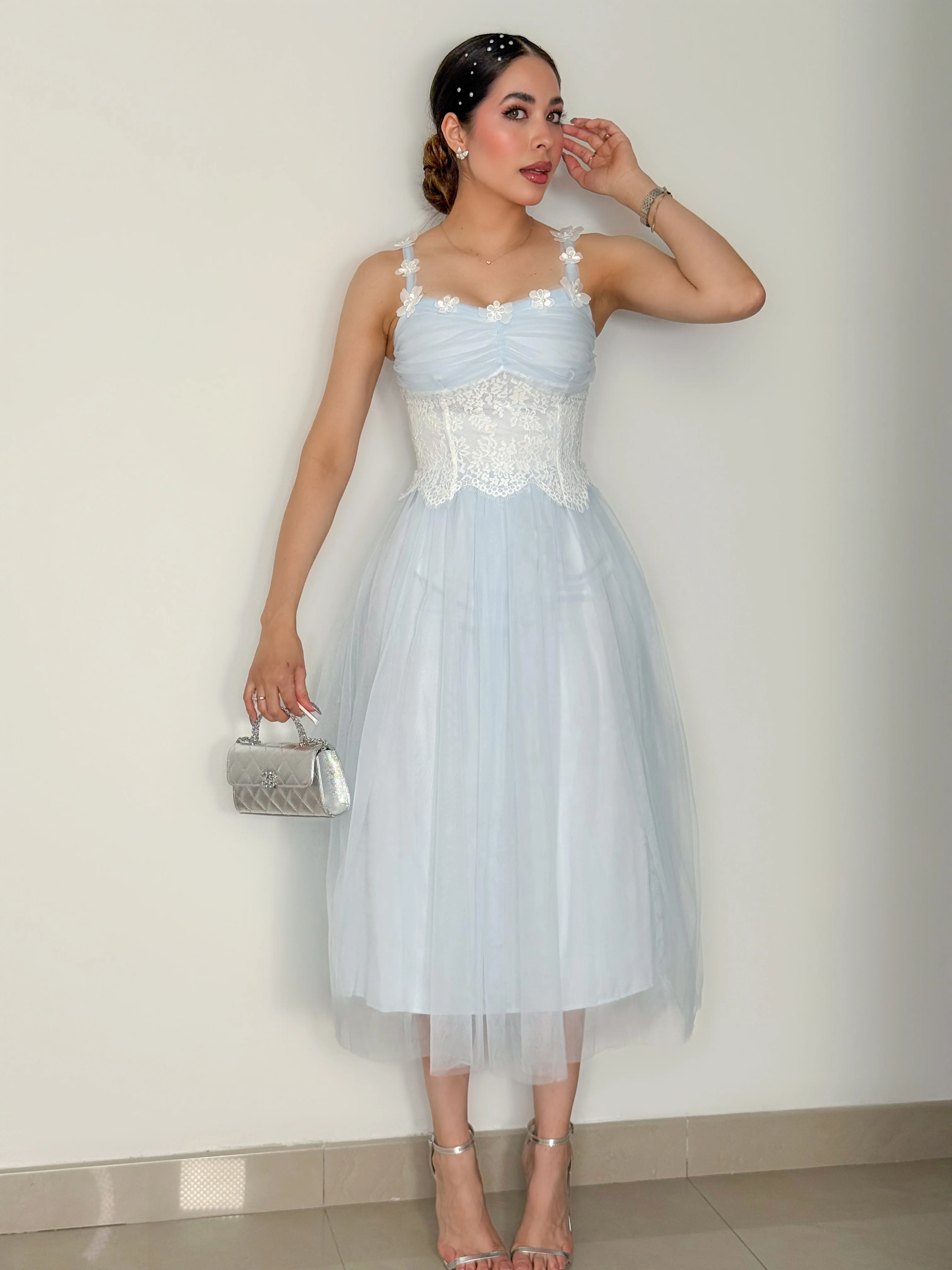 VESTIDO ANELISE AZUL - Image 2