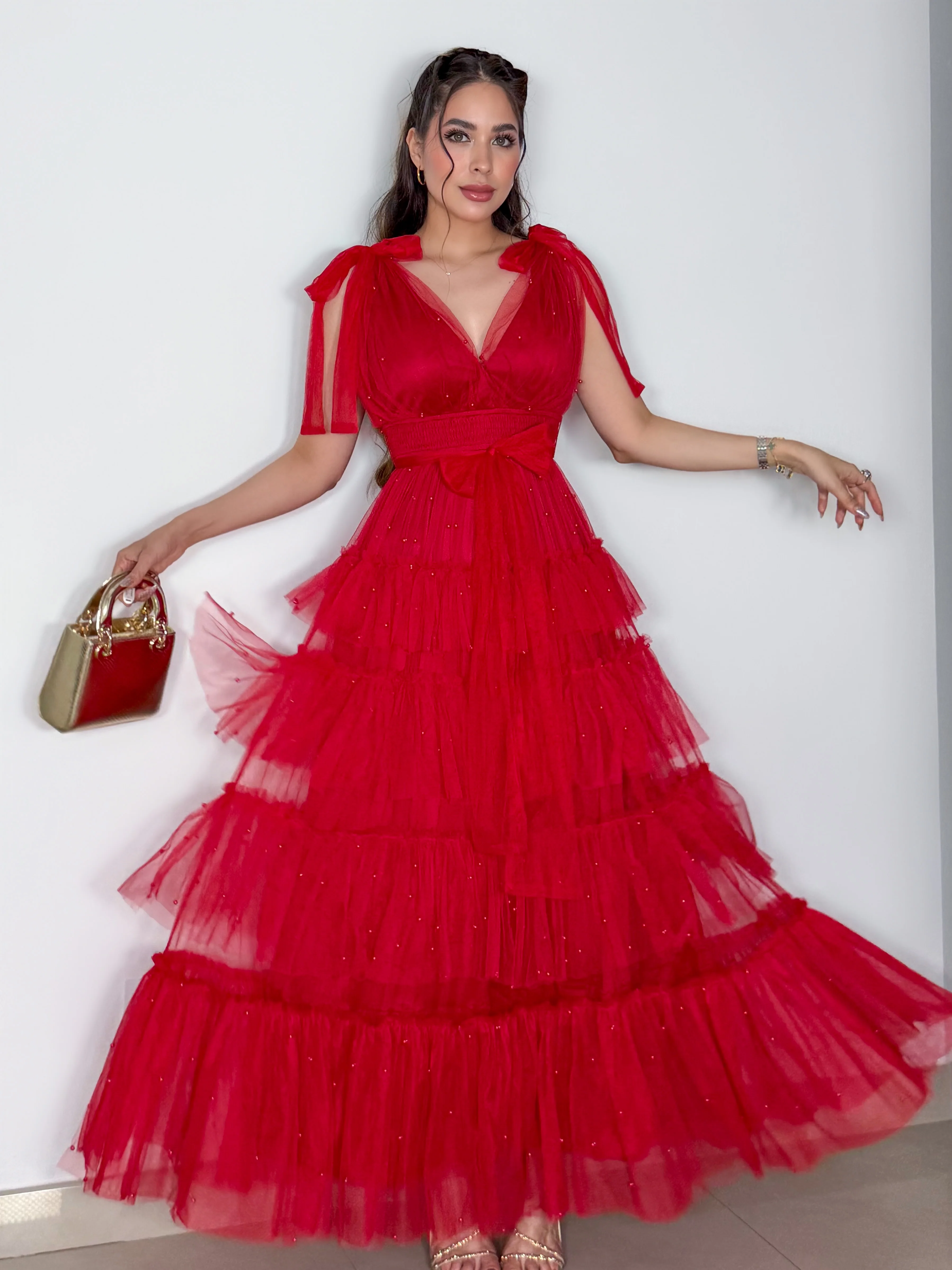 VESTIDO BELLY ROJO
