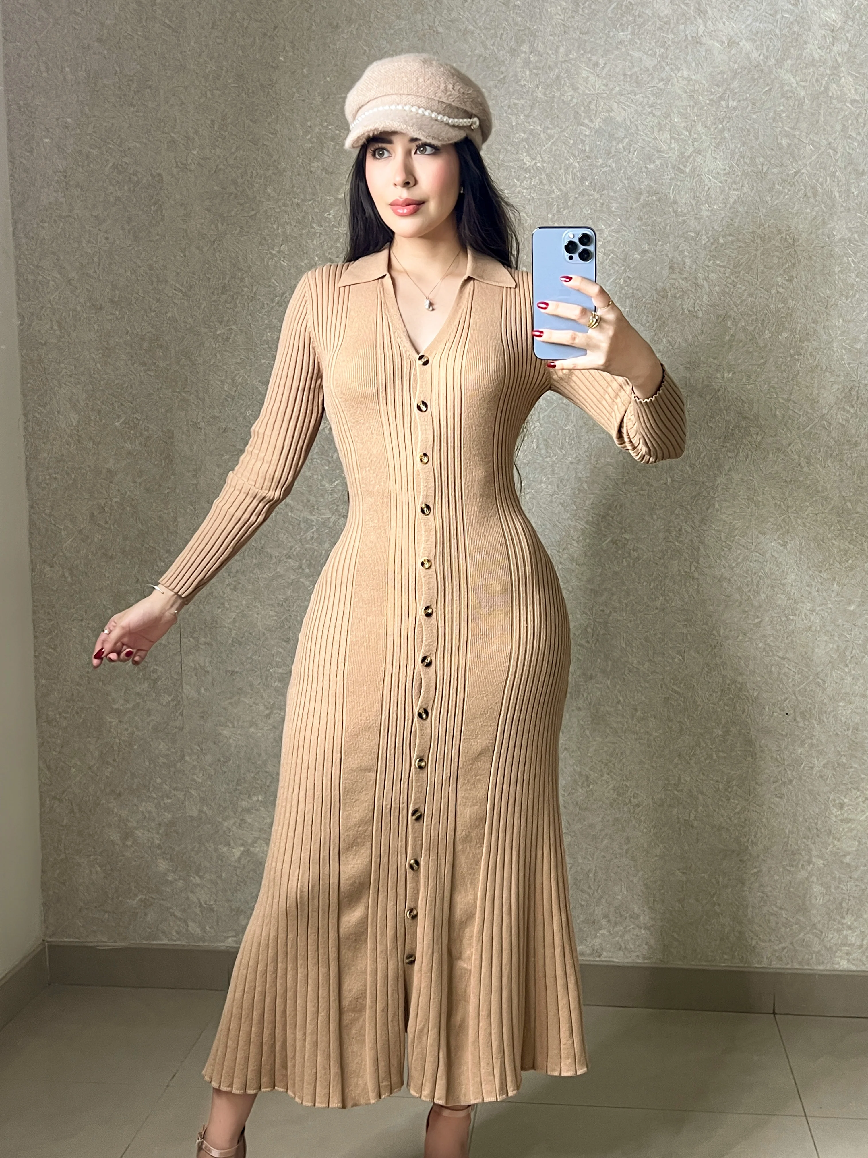 VESTIDO CAMEL - Image 2
