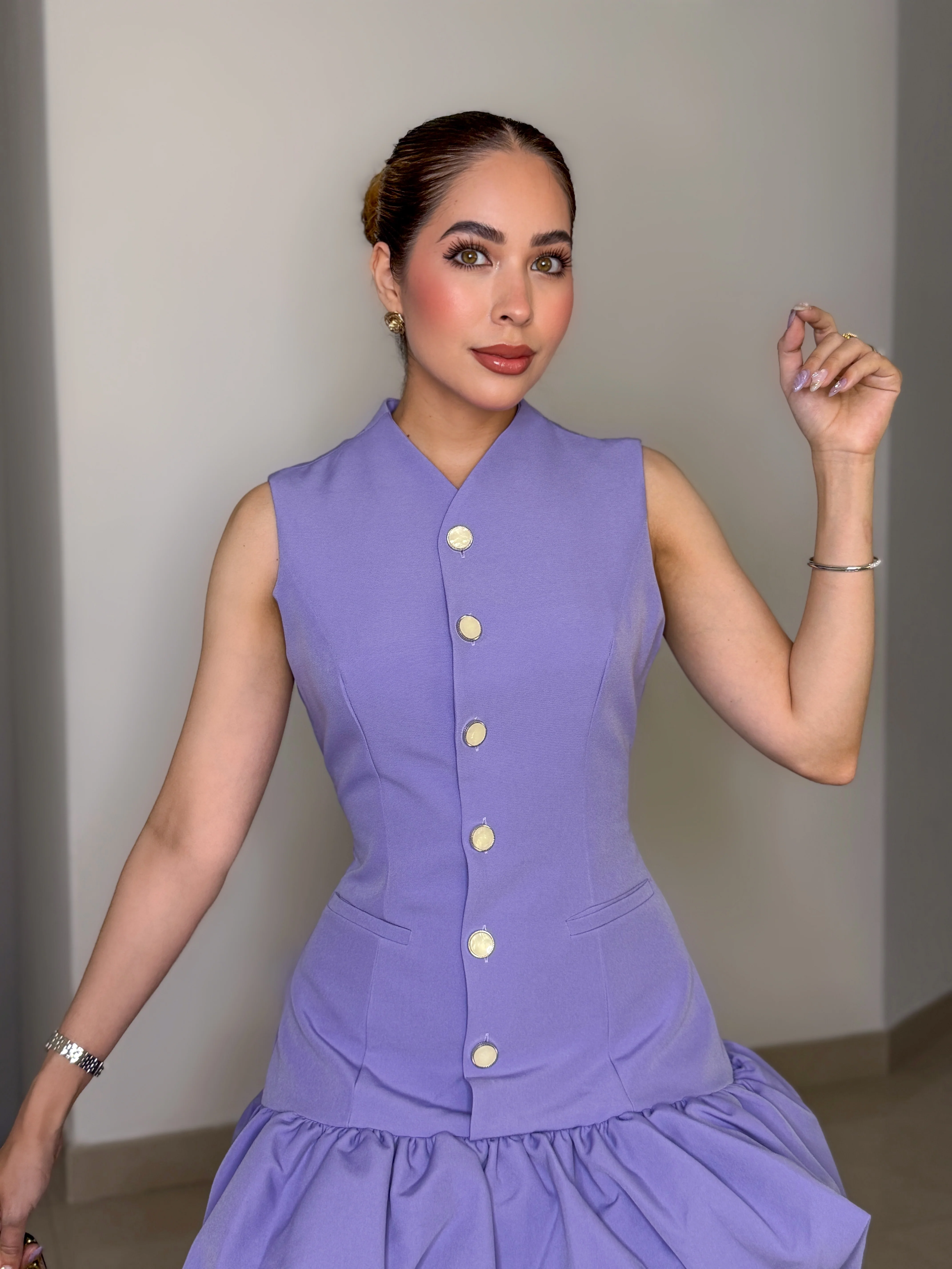 VESTIDO EMILIA LILA - Image 2