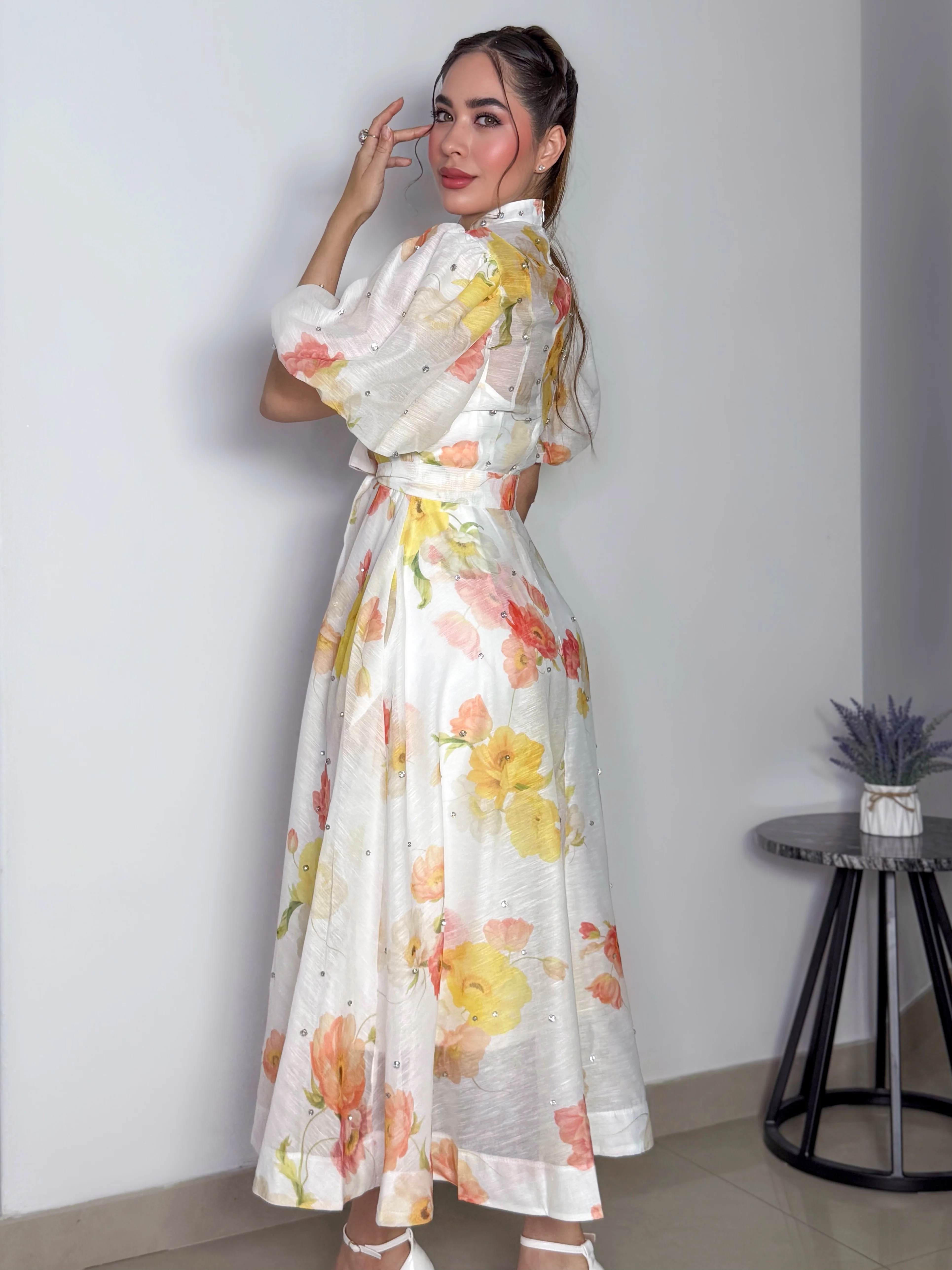 VESTIDO ESTHER NARANJA - Image 2
