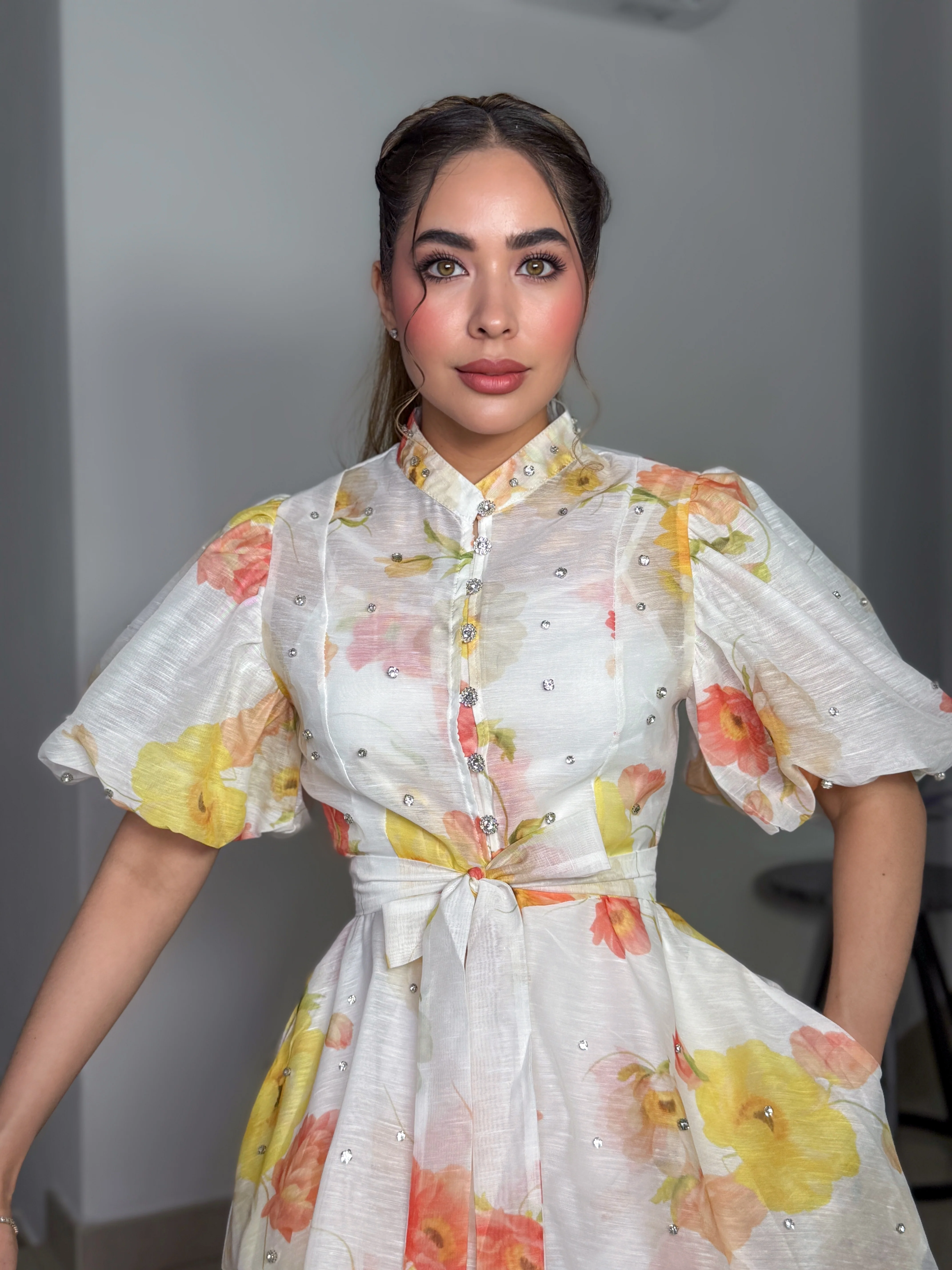 VESTIDO ESTHER NARANJA - Image 3