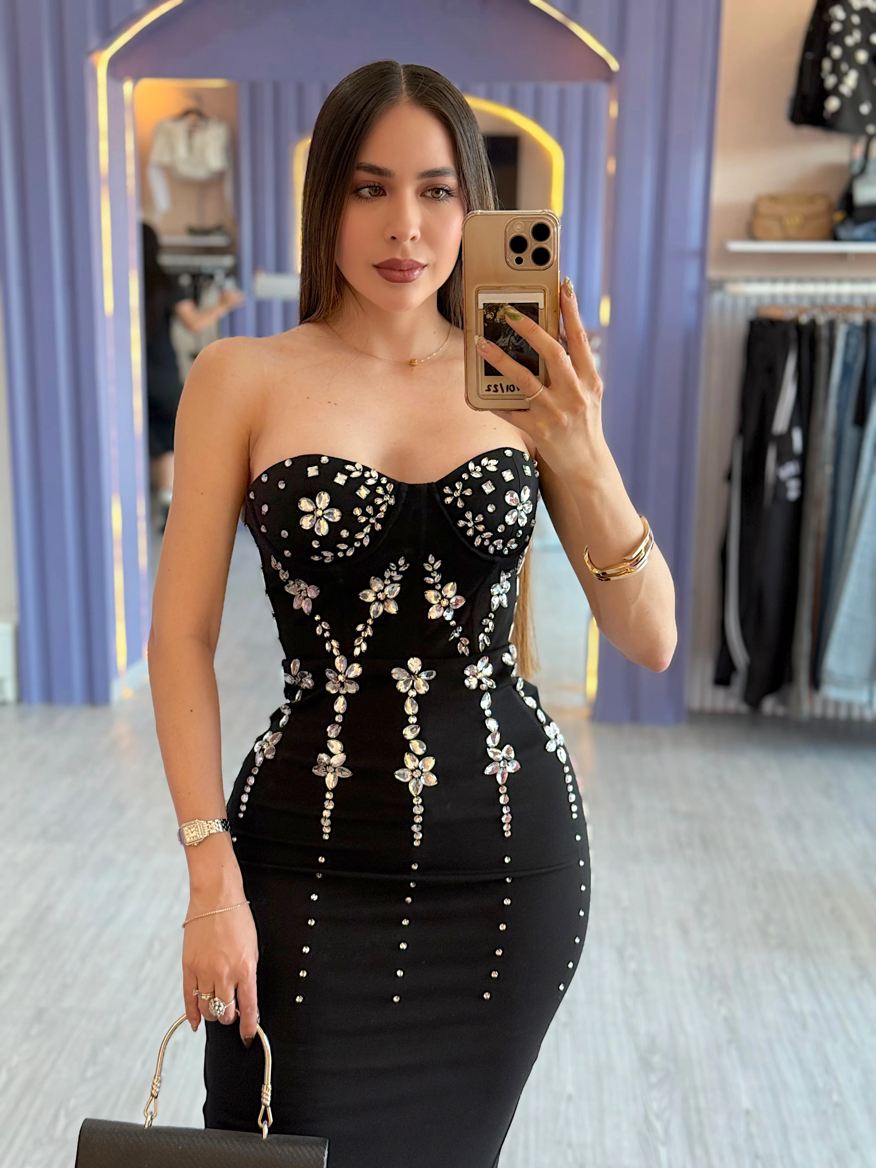 VESTIDO GLORIA NEGRO - Image 3