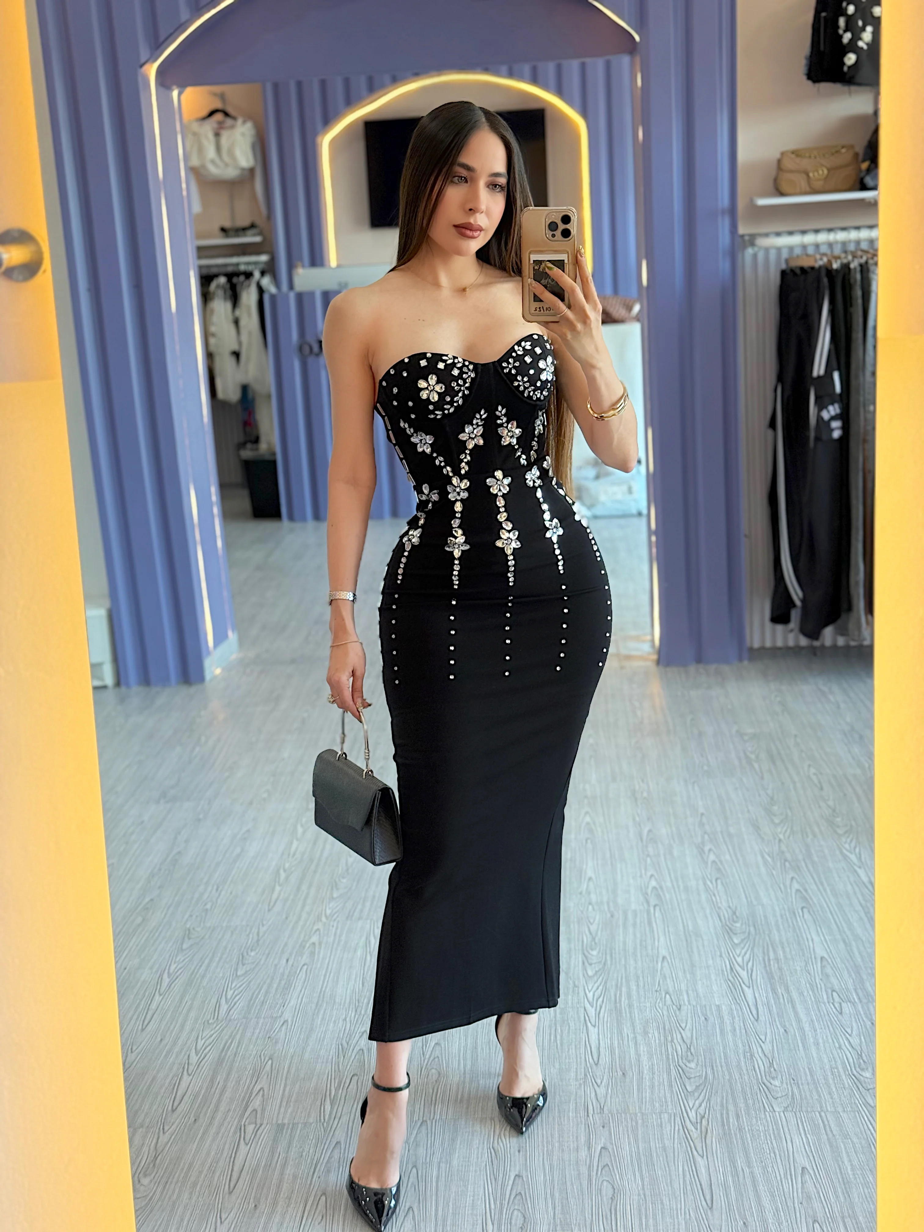 VESTIDO GLORIA NEGRO - Image 4