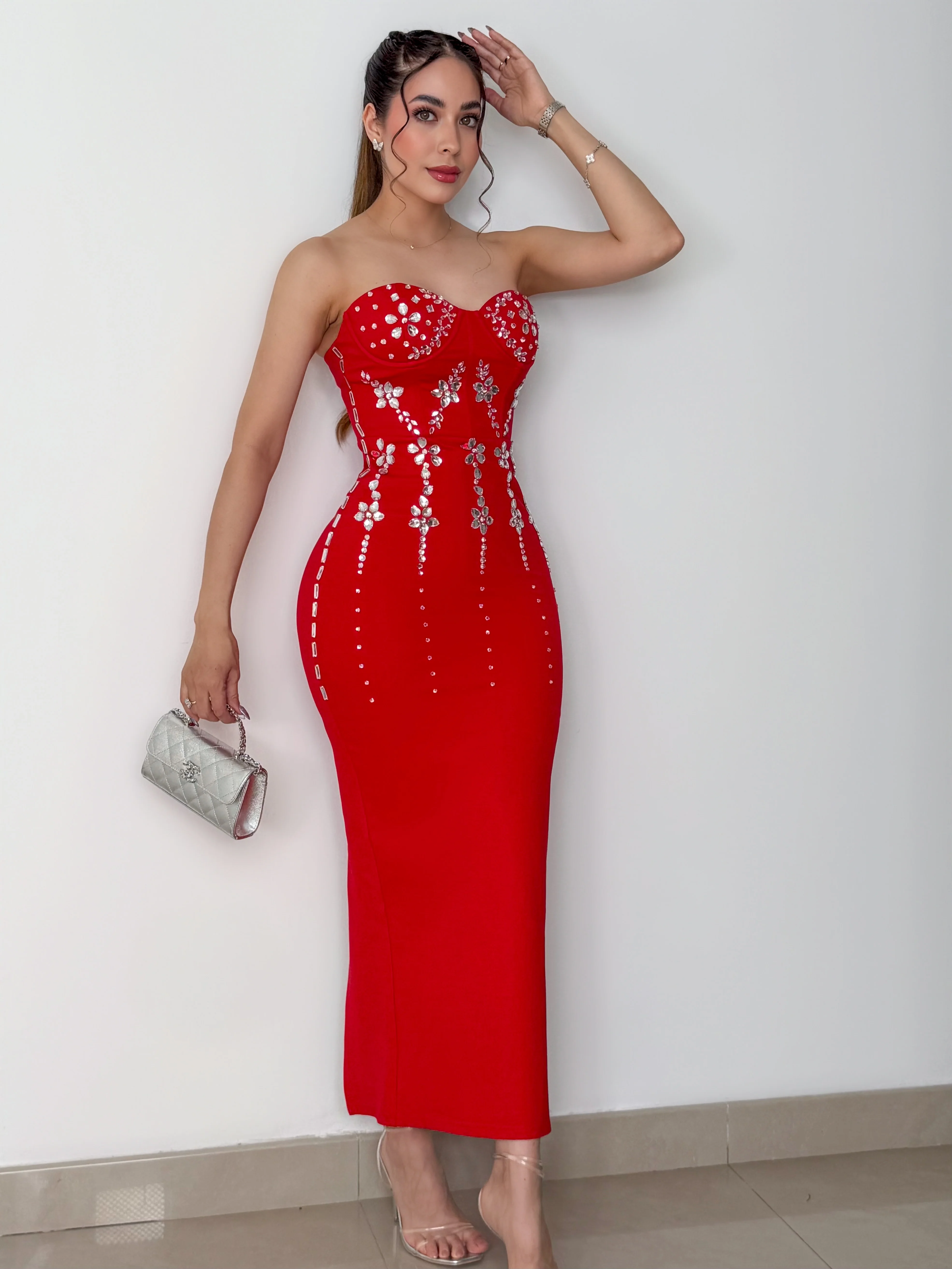 VESTIDO GLORIA ROJO