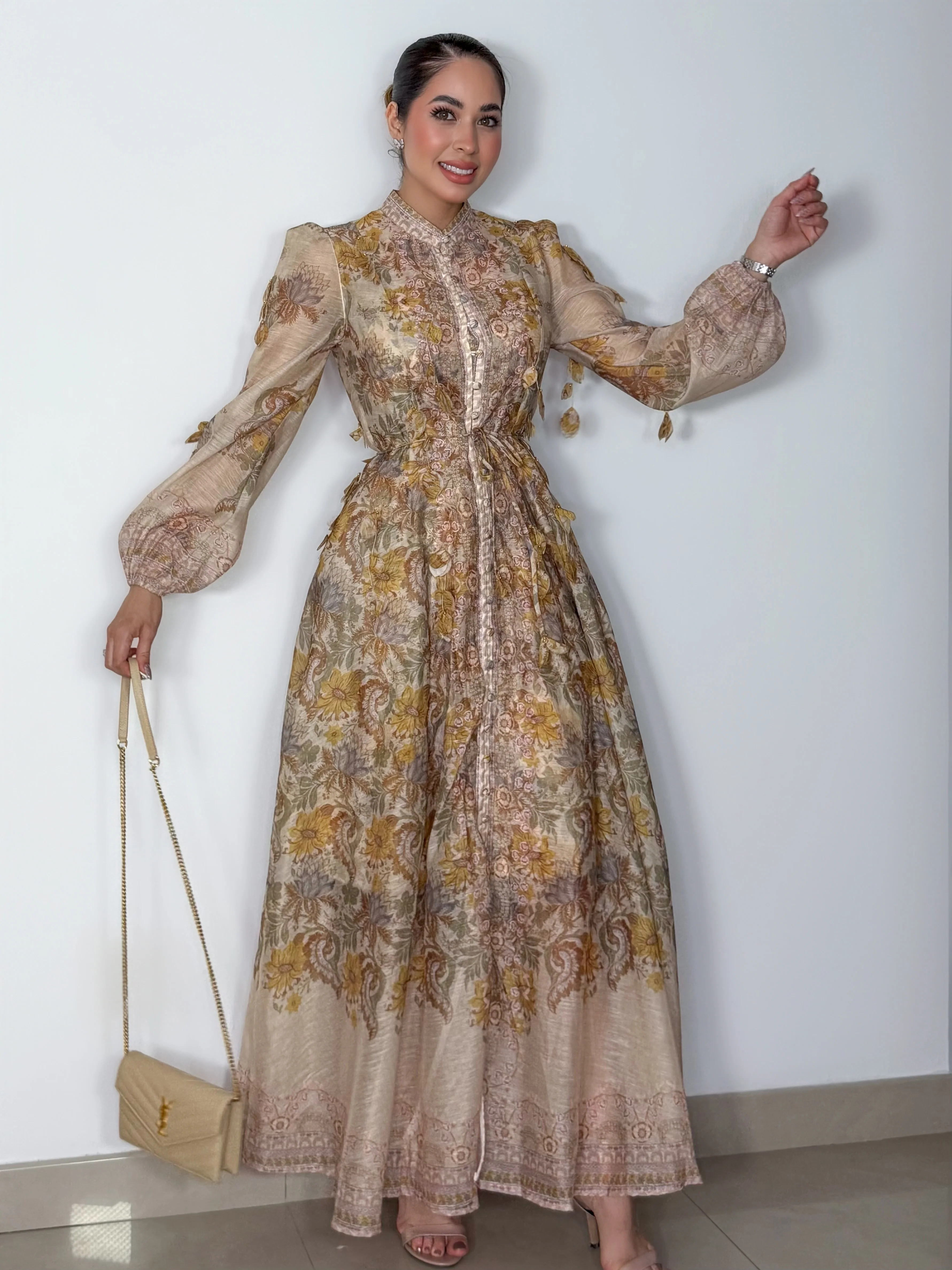 VESTIDO MAYBEN DORADO