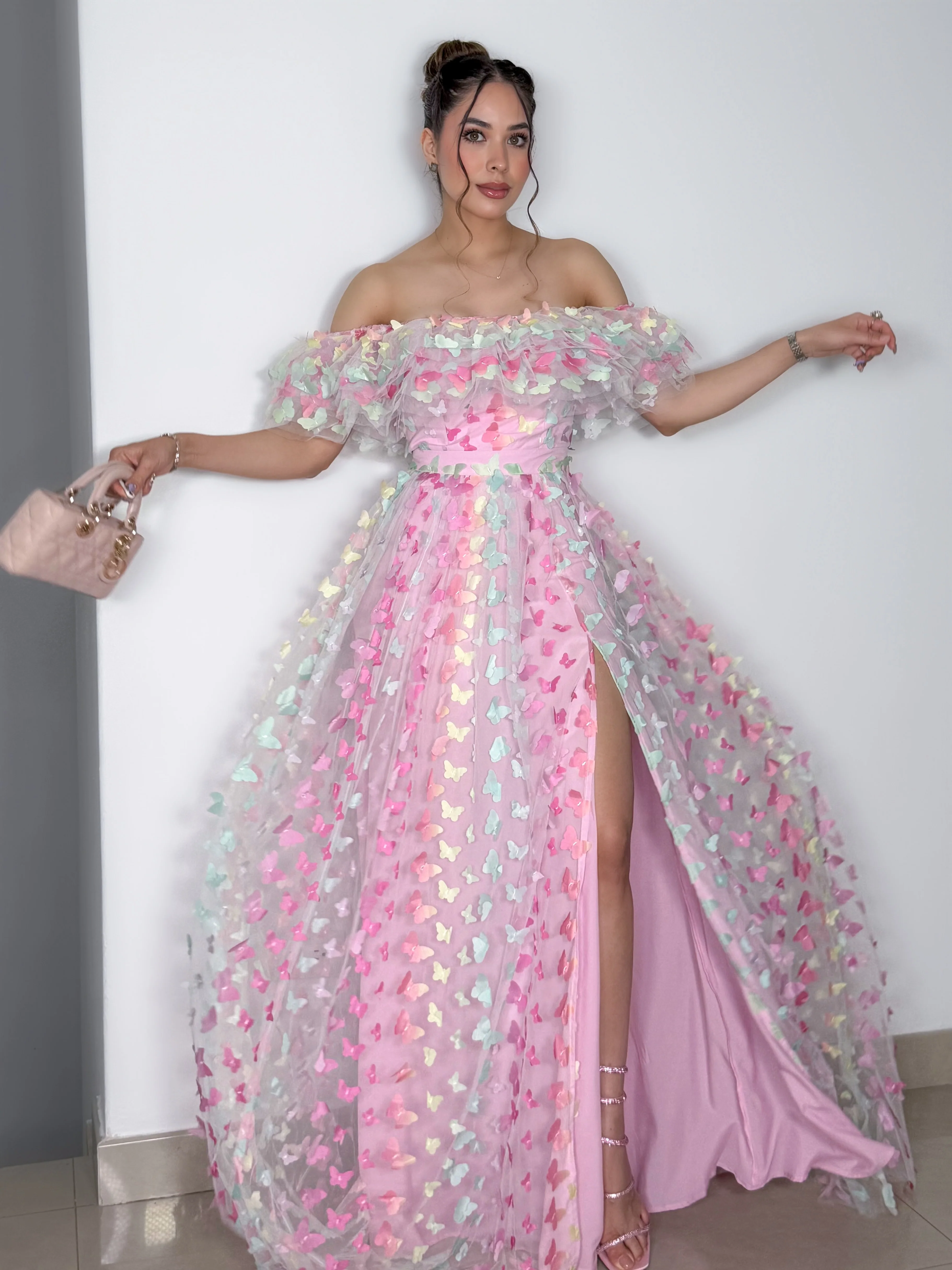 VESTIDO MITZEL ROSA
