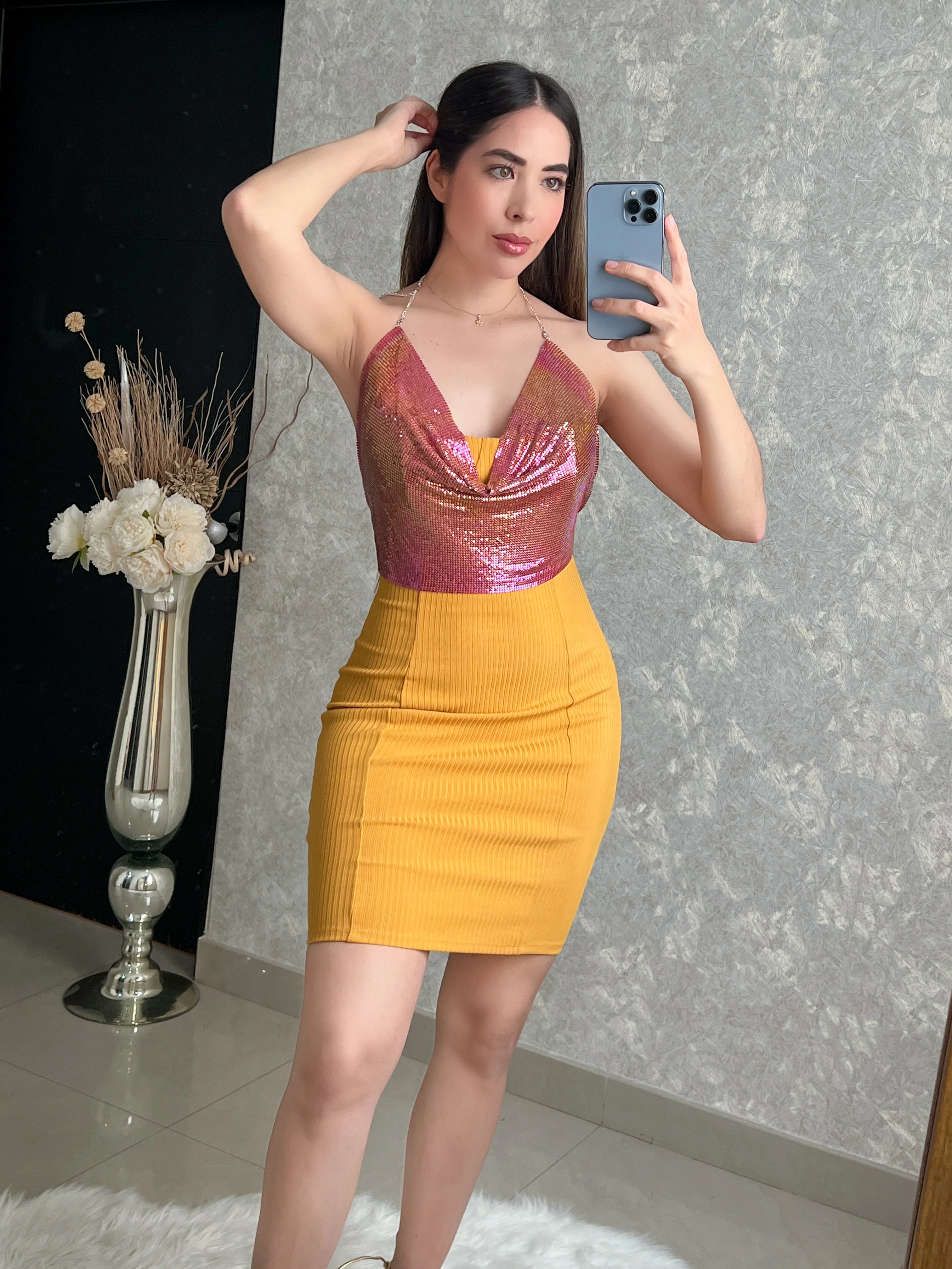 VESTIDO MOSTAZA - Image 2