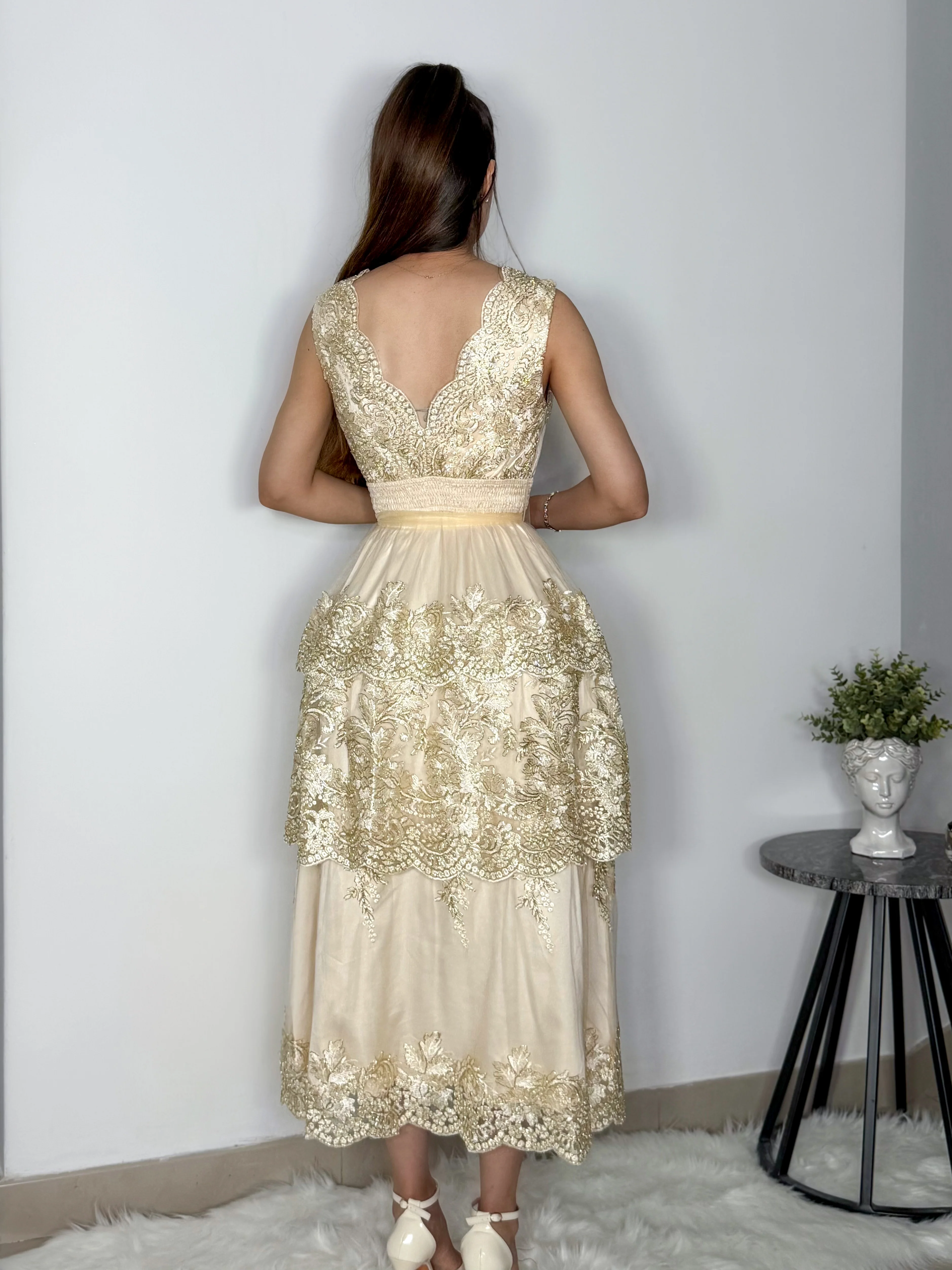 VESTIDO NATALI IVORY - Image 3