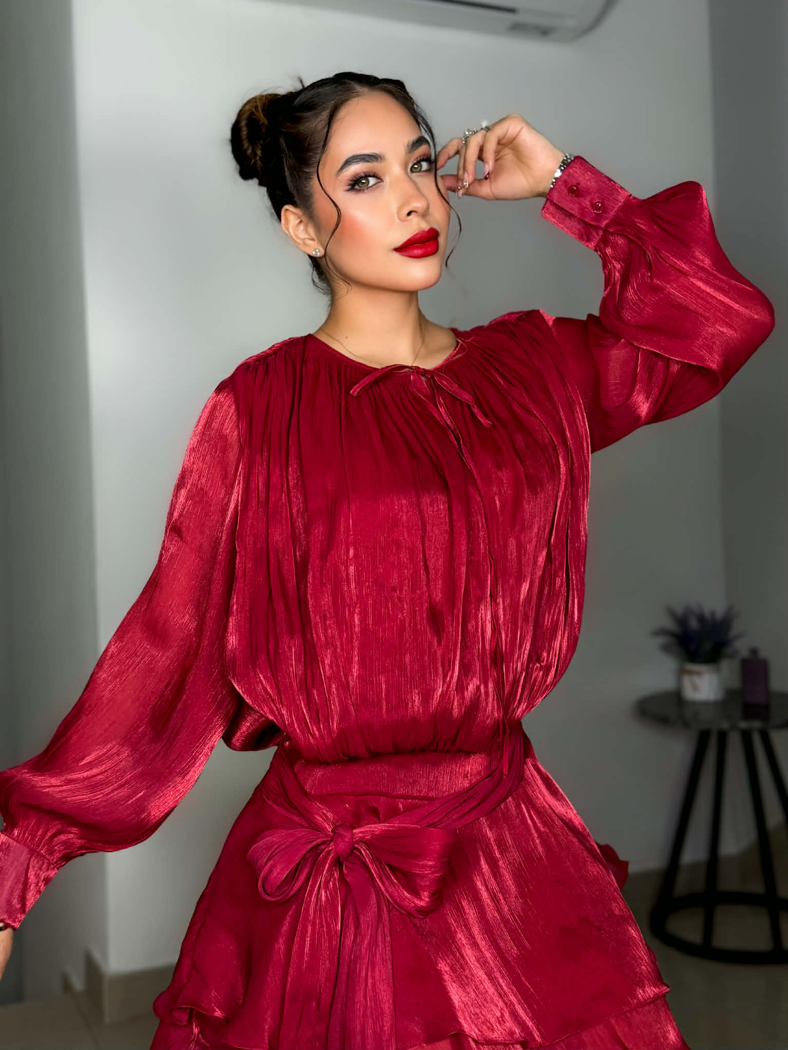 VESTIDO ROBERTA ROJO - Image 3