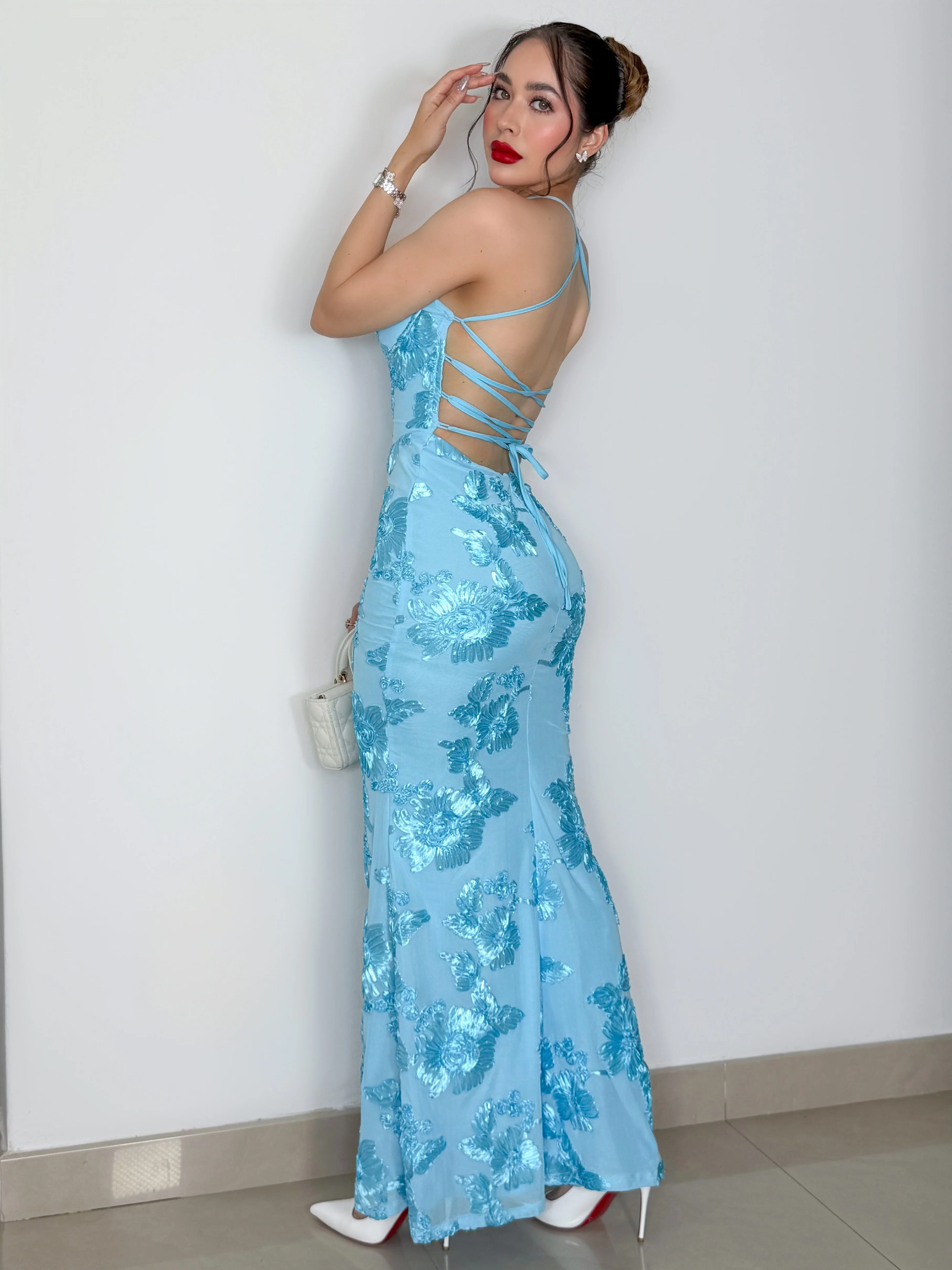 VESTIDO XIMENA AZUL - Image 2