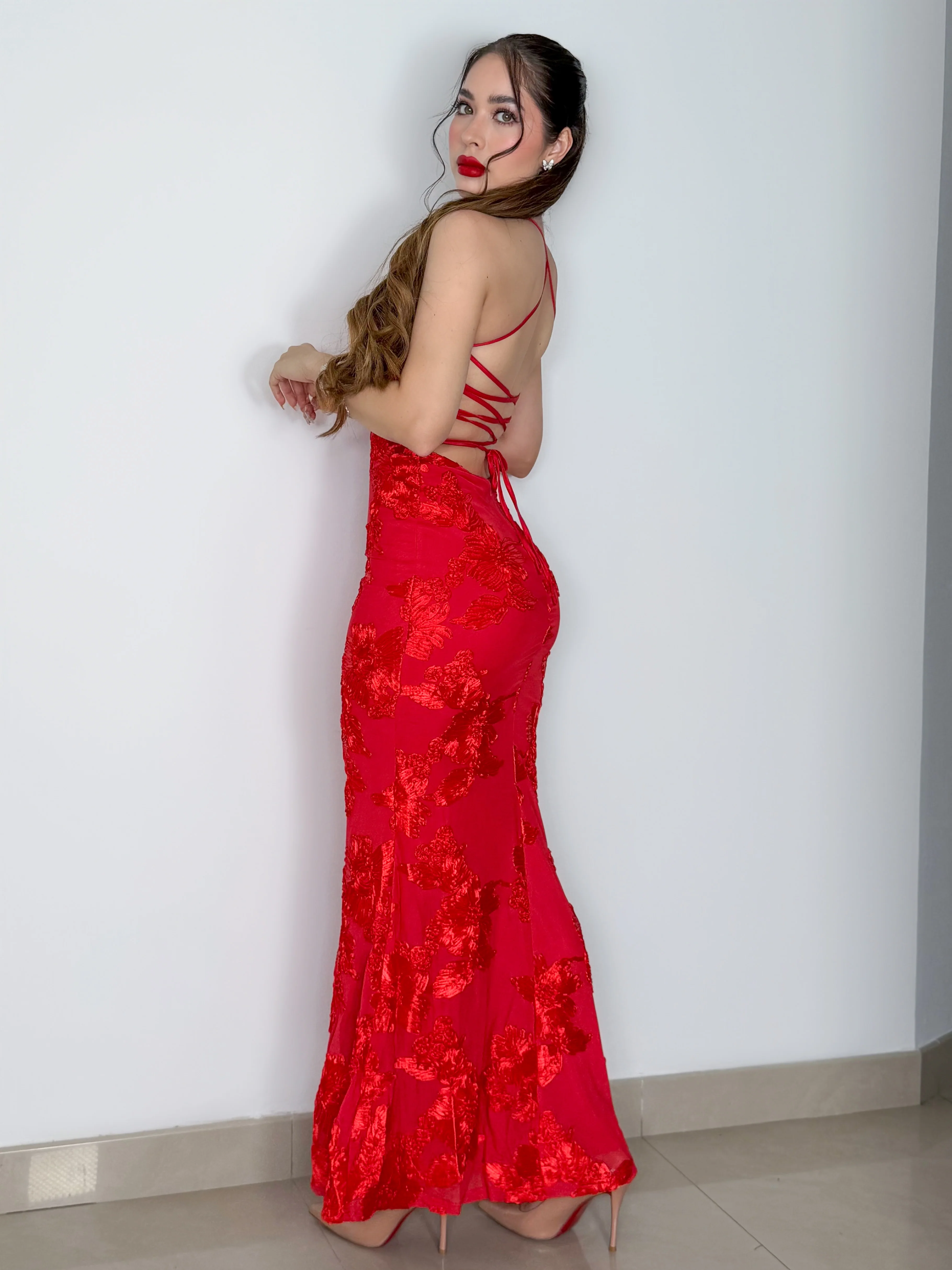 VESTIDO XIMENA ROJO - Image 2
