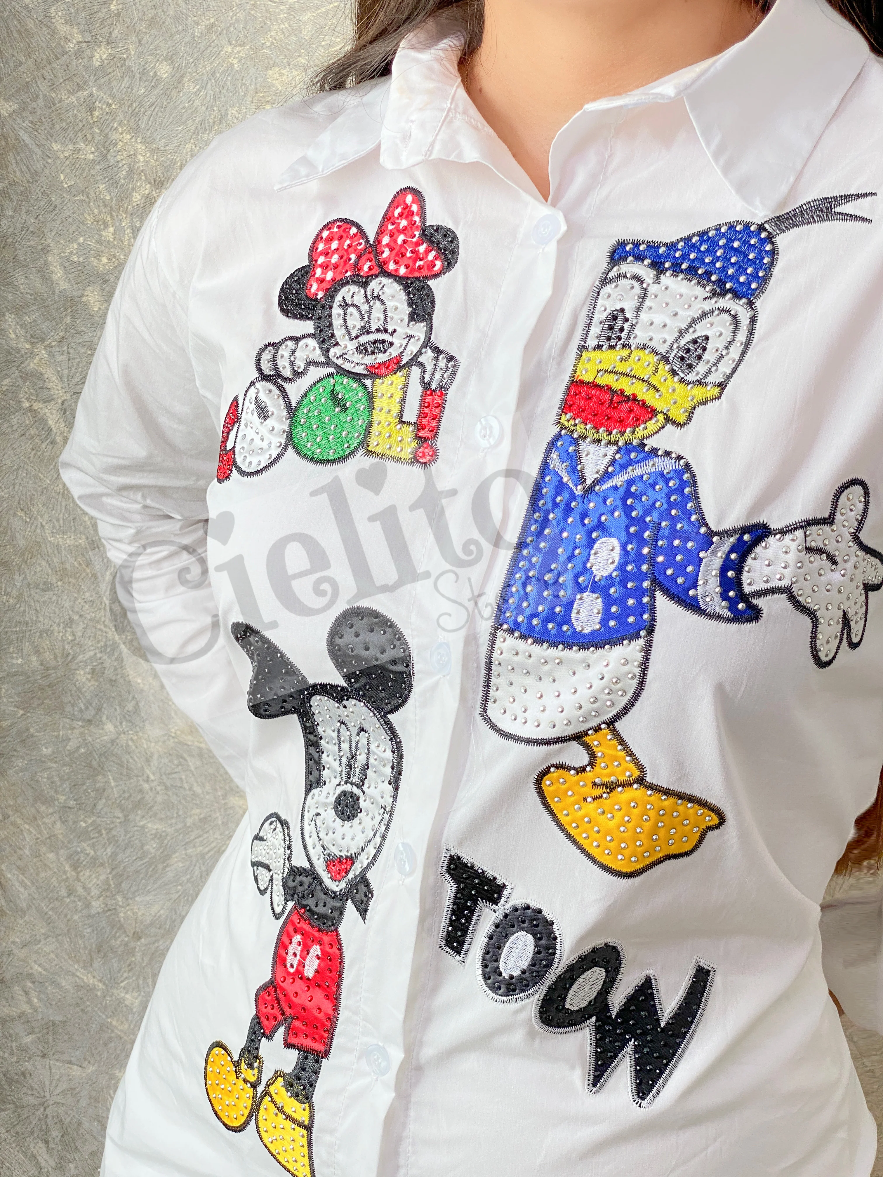 WOOT BLOUSE WHITE - Image 3