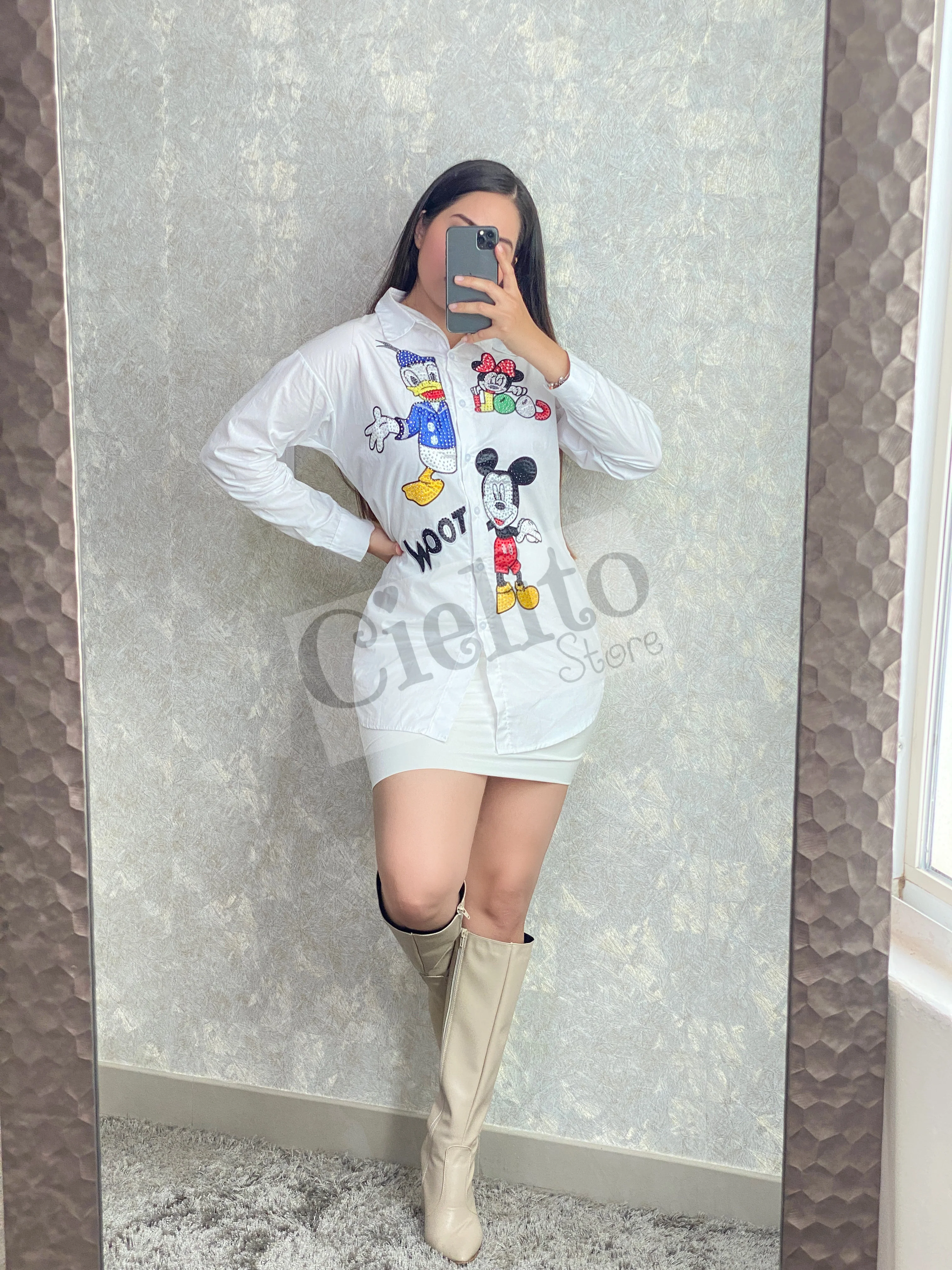 WOOT BLOUSE WHITE - Image 4